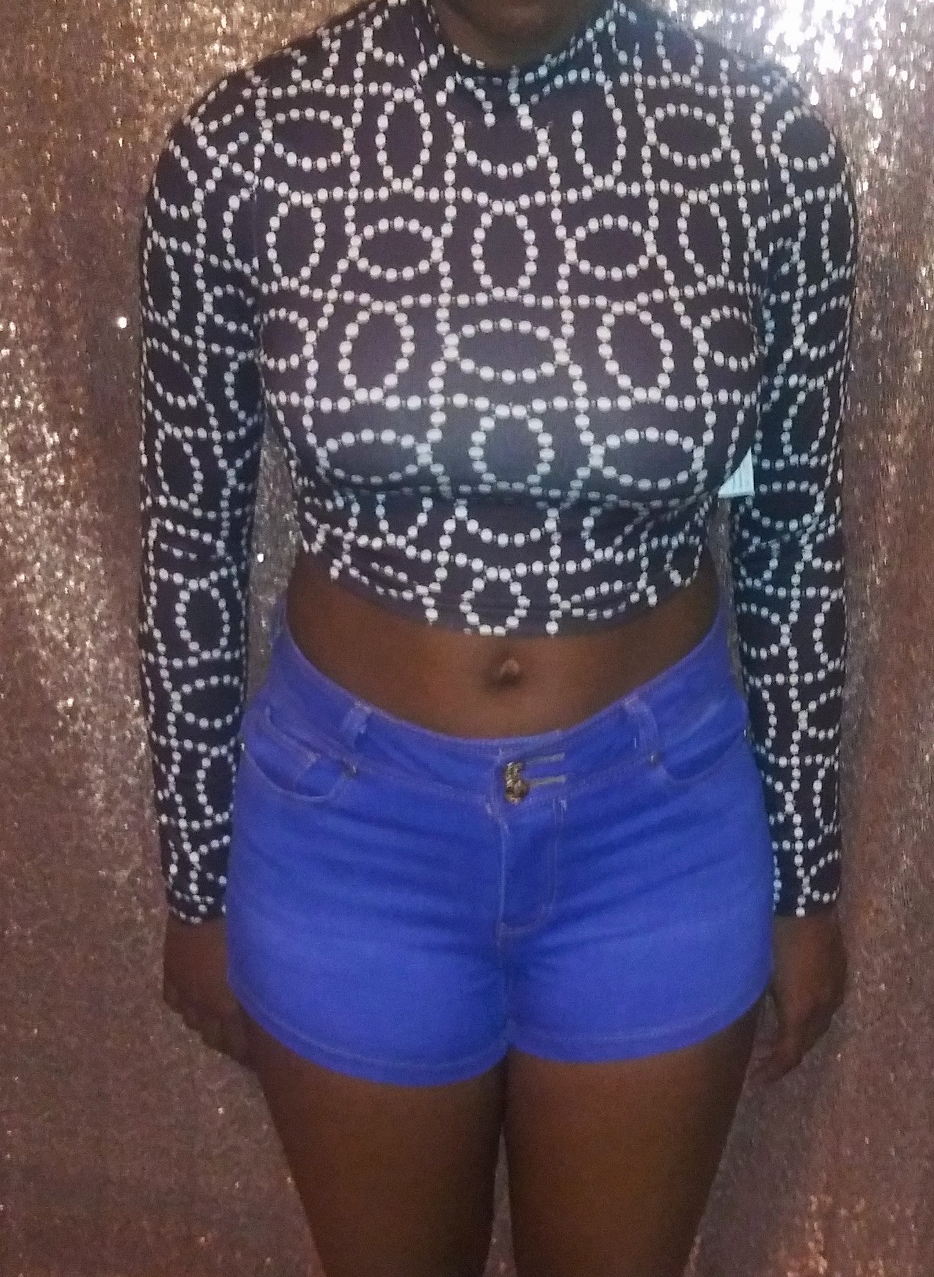 All Over Print Crop Top