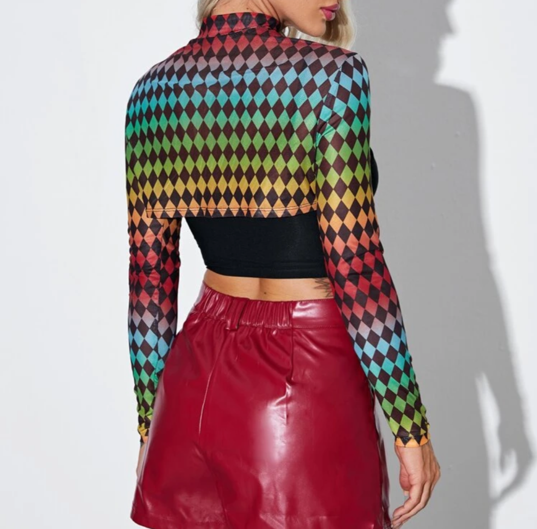 Ombre Crop with Cami