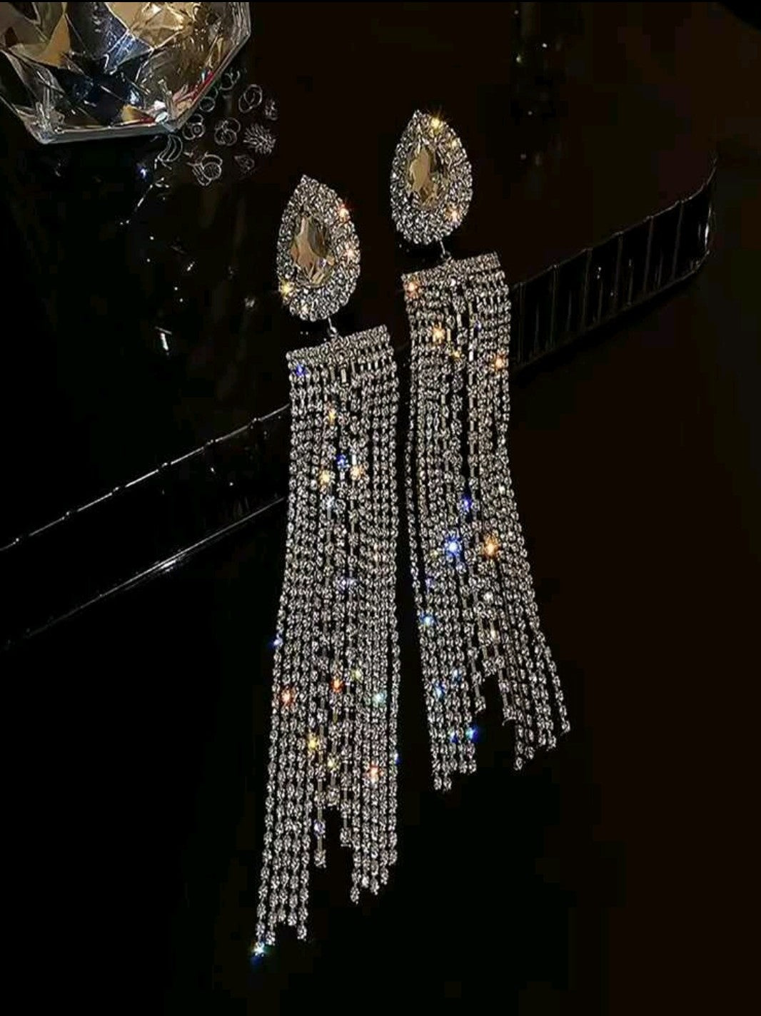 Sparkling Alloy Earrings