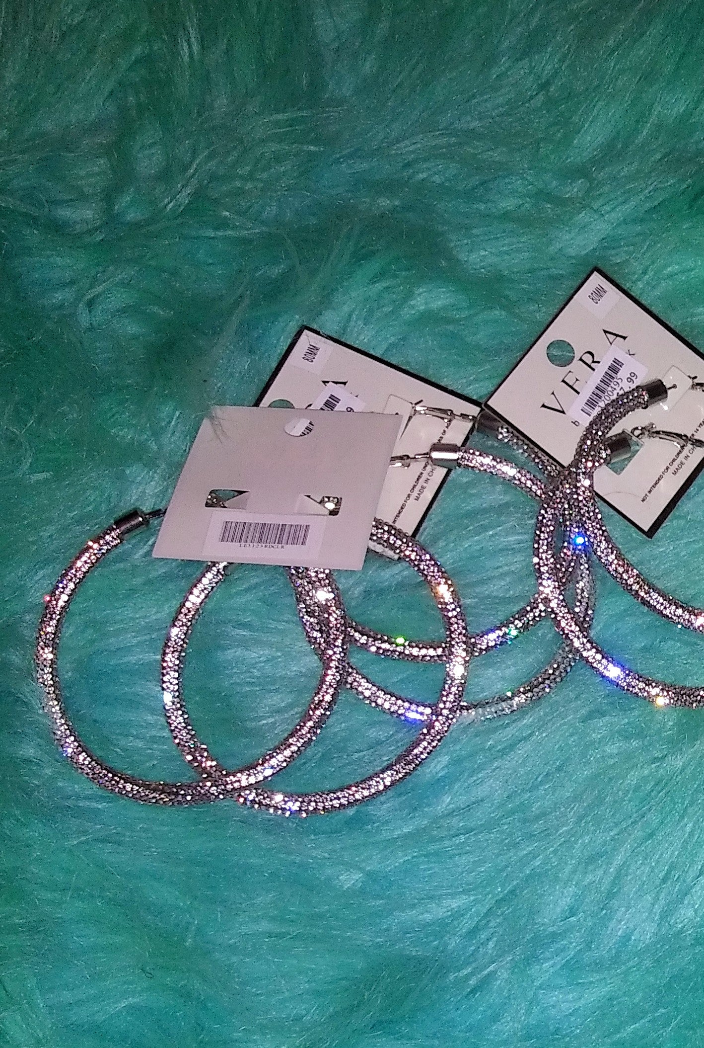 Crystal Hoop Earrings