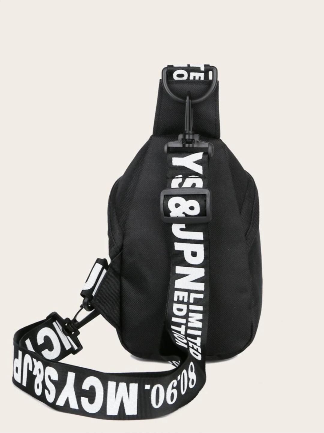 Letter Graphic Sling Bag