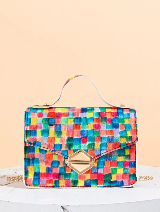 Colorful Satchel Bag