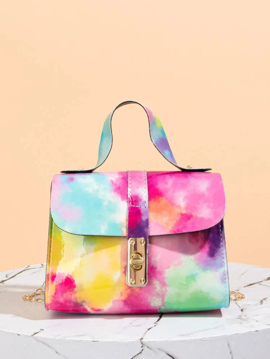 Tie Dye Satchel Bag